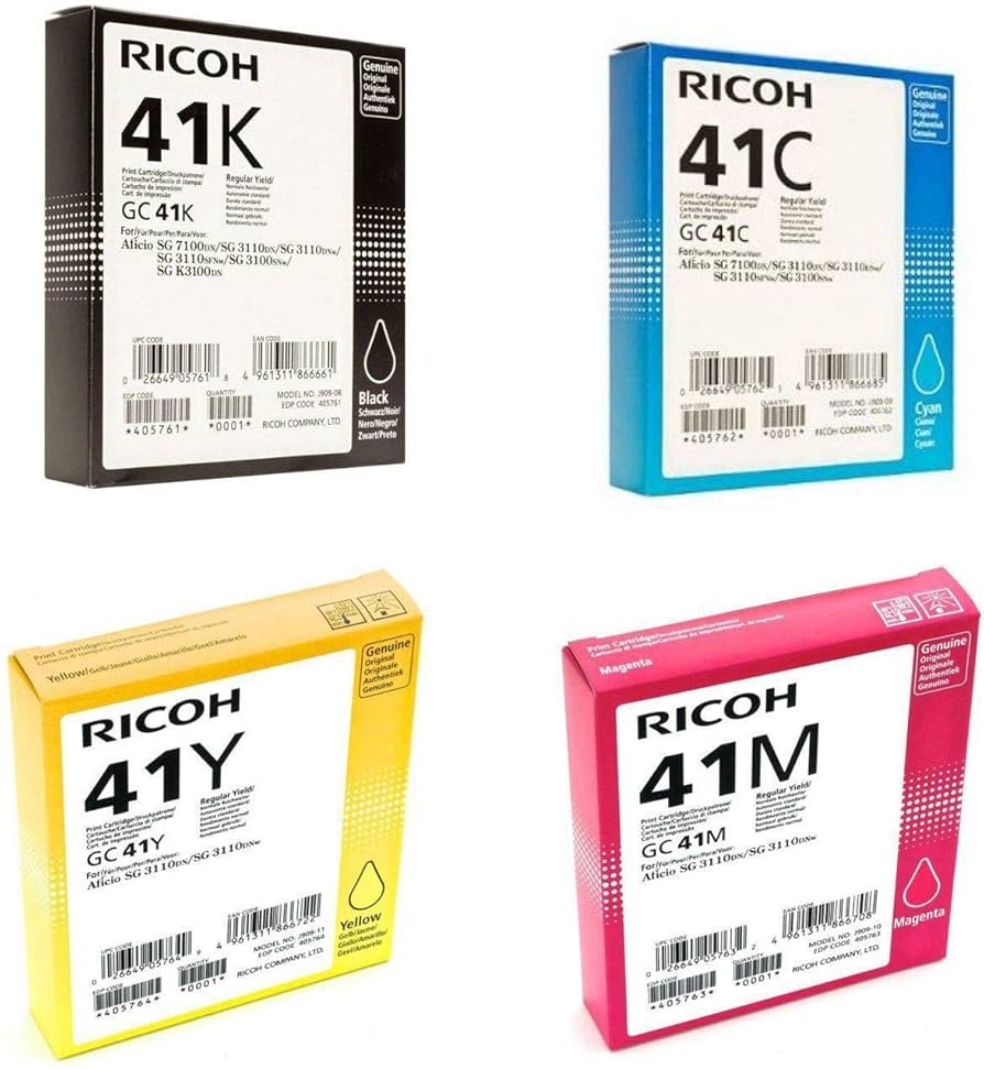 RICOH インクカートリッジセット 31YH 31KH 31MH 31CH RICOH インク