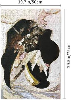 Amazon | 天野喜孝図 1000ピ 木製パズルジグソー、大人と子供への最高