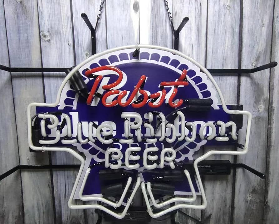 Neon Signs Compatible For Pabst Blue Ribbons Beer Bar Glass Neon