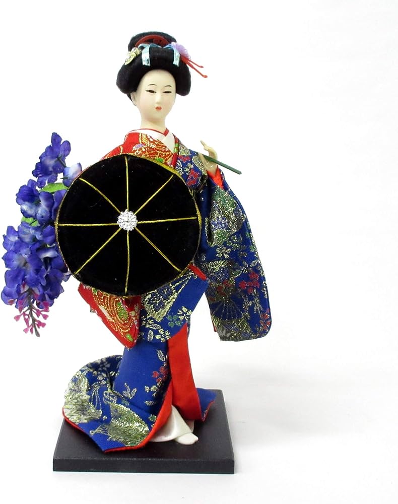 Amazon | 置物 日本人形9インチ 藤娘 303-026 | 人形・ドール | おもちゃ