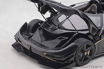 Amazon | AUTOart 1/18 ケーニグセグ One:1 カーボンブラック/ゴールド