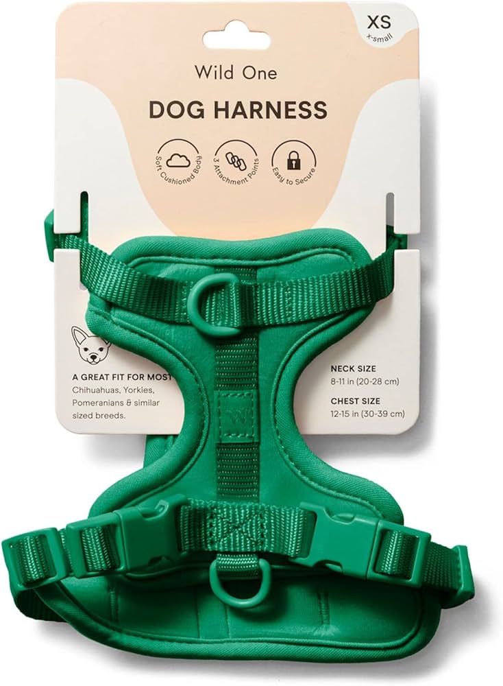 Amazon | ワイルドワン ハーネス 2.0 - エクストラスモール - スプルス