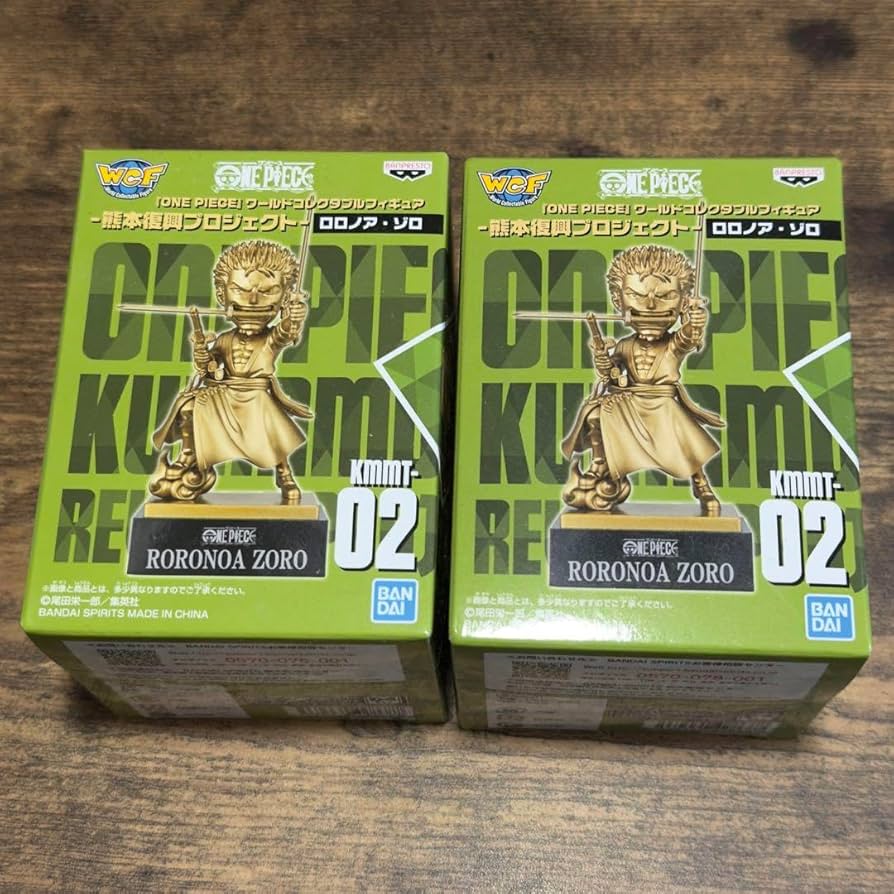 ワンピース フィギュアセット 熊本復興プロジェクト 第二弾 一 ゾロ
