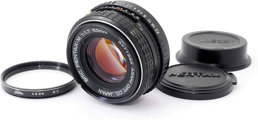 Amazon.com : Pentax SMC 50mm F1.7 Manual Focus MF Lens for Pentax