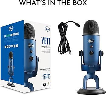 Amazon.com: Logitech Creators Blue Yeti USB Microphone for Gaming