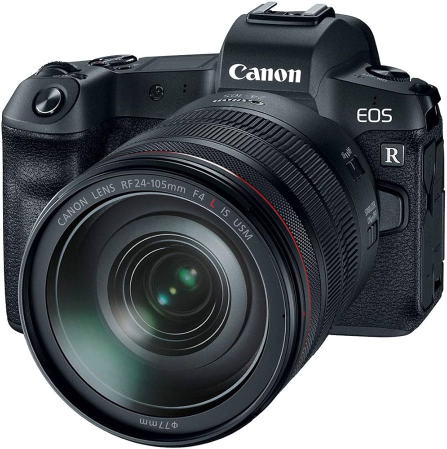 Amazon.com : Canon EOS R RF24-105mm F4 L is USM Lens Kit, Vlogging