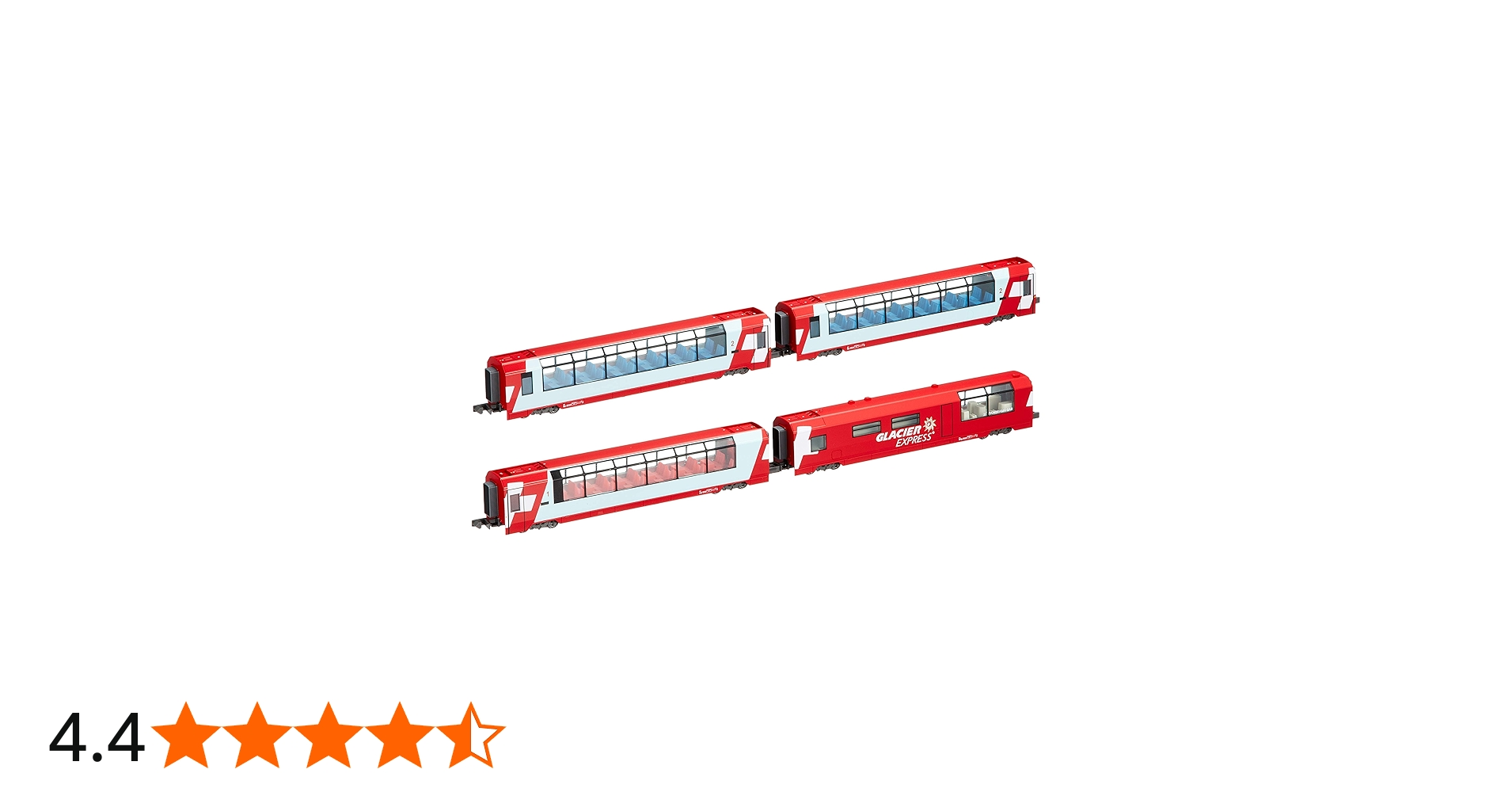 Amazon | カトー(KATO) Nゲージ アルプスの氷河特急 増結 4両セット 10