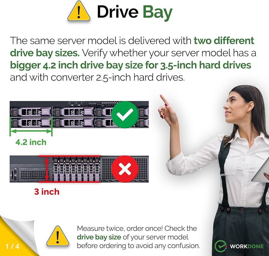 Amazon.com: WORKDONE 3.5 inch Hard Drive Caddy Tray Compatible for