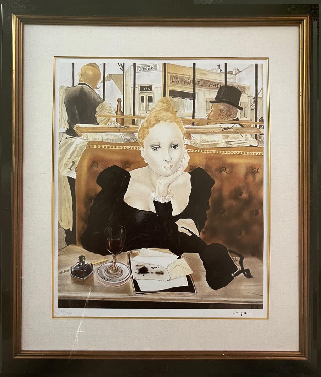 藤田嗣治 エスタンプリトグラフ「バラ」 250部限定 藤田嗣治