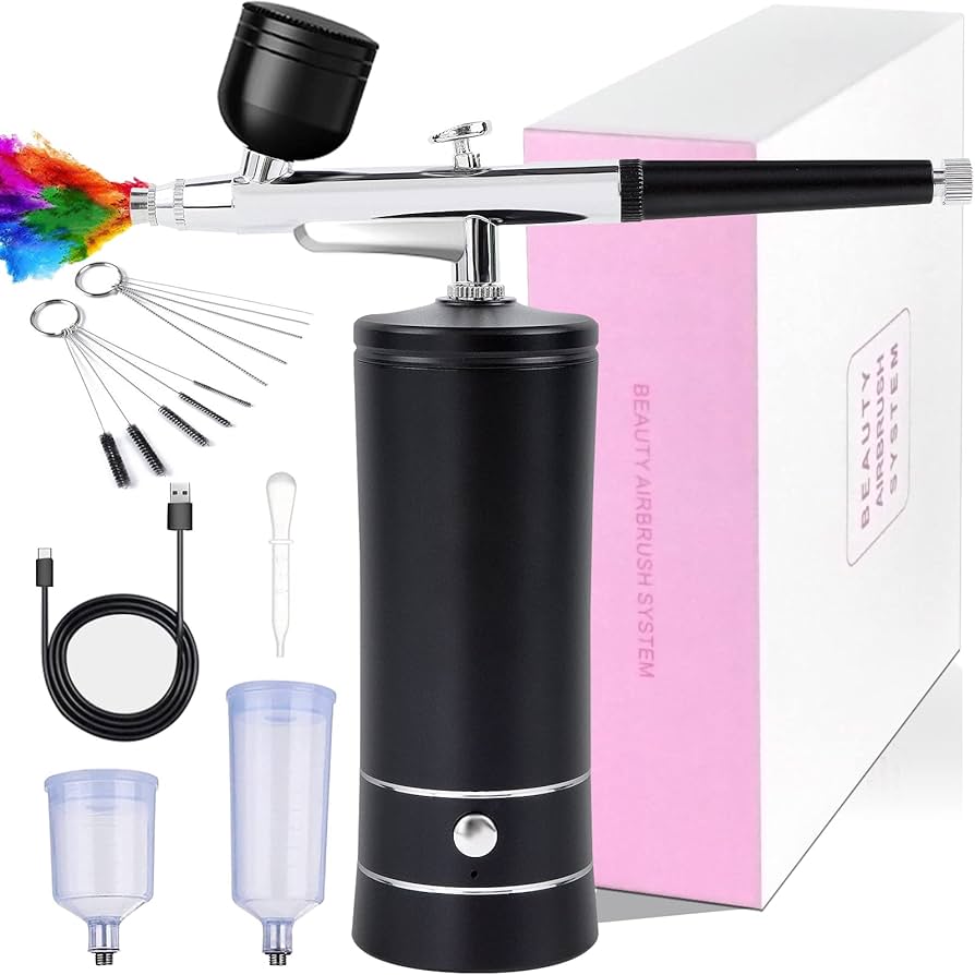 Amazon.co.jp: Ausuc エアブラシ 充電式 コンプレッサー ハンドピース