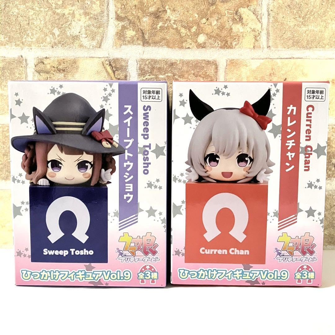 ウマ娘 ひっかけフィギュア カレンチャン アドマイヤベガ 2種セット