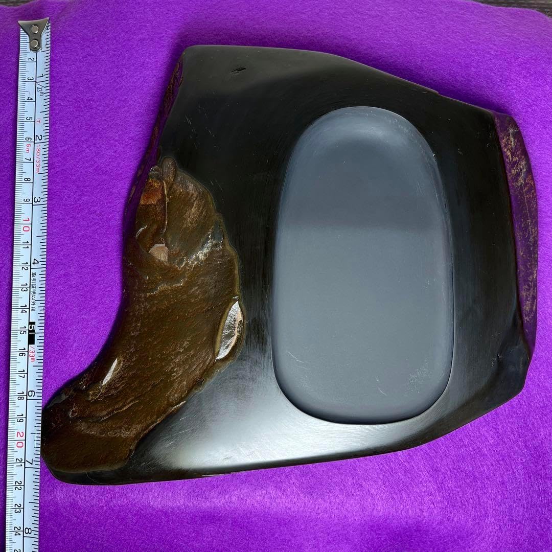 山陰 諸鹿石硯 原石 すずり 大久保喜代雄 鳥取県八頭郡若桜町諸鹿 民芸