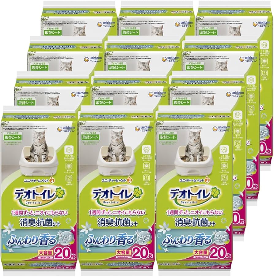 ユニ・チャーム デオトイレ ふんわり香る 10枚入り×12袋 合計120枚