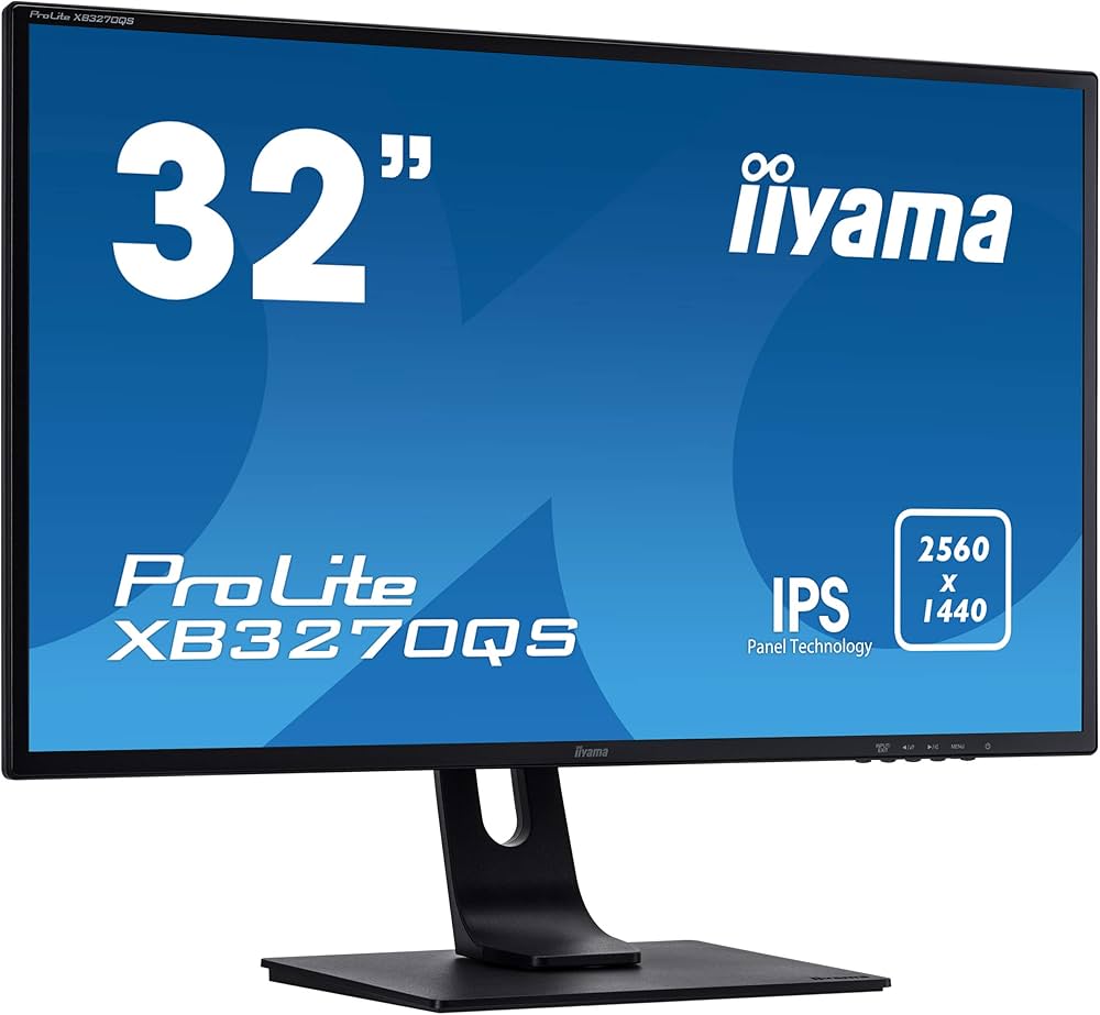 Amazon.co.jp: iiyama WQHD モニター ディスプレイ XB3270QS-B1 (31.5