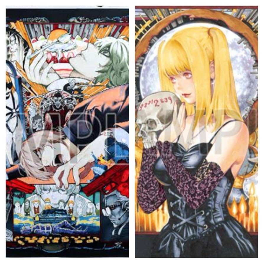 Amazon.co.jp: DEATHNOTEデスノート展 ポスター2枚 夜神月 ミサミサ