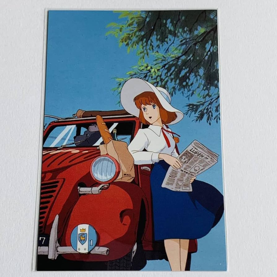 額装品】ルパン3世 カリオストロの城 クラリス 宮崎駿 モンキーパンチ