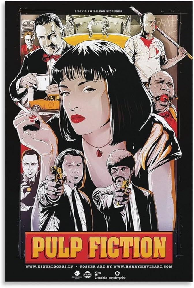 Amazon.co.jp: Pulp Fiction パルプ・フィクション 1994映画ポスター