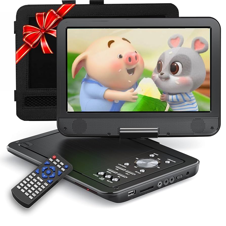 ポータブルDVDプレーヤー 12.5型 10.5インチ ポータブルDVDプレイヤー