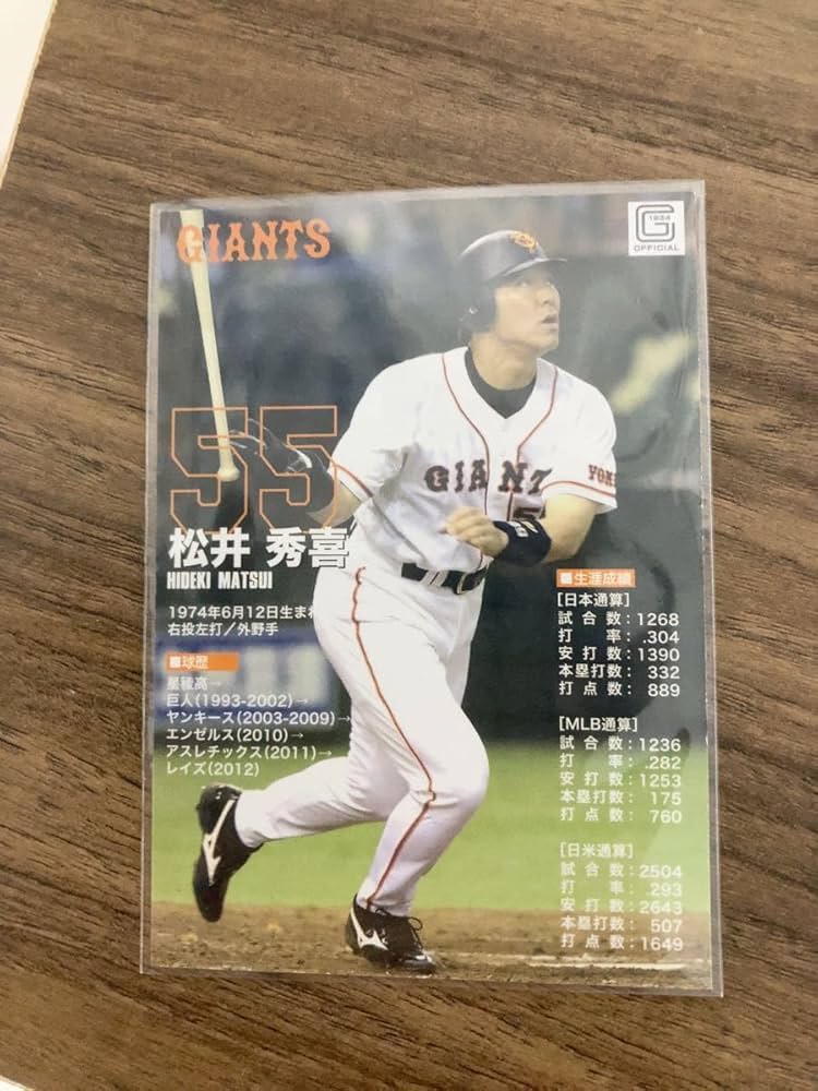 長嶋茂雄 松井秀喜 両面カード Amazon.co.jp: 長嶋茂雄(表）と松井秀喜