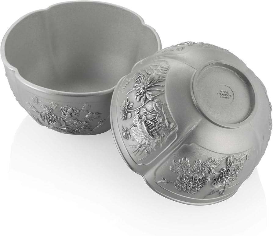 Royal Selangor Hand Finished Four Seasons Collection Pewter Bowls