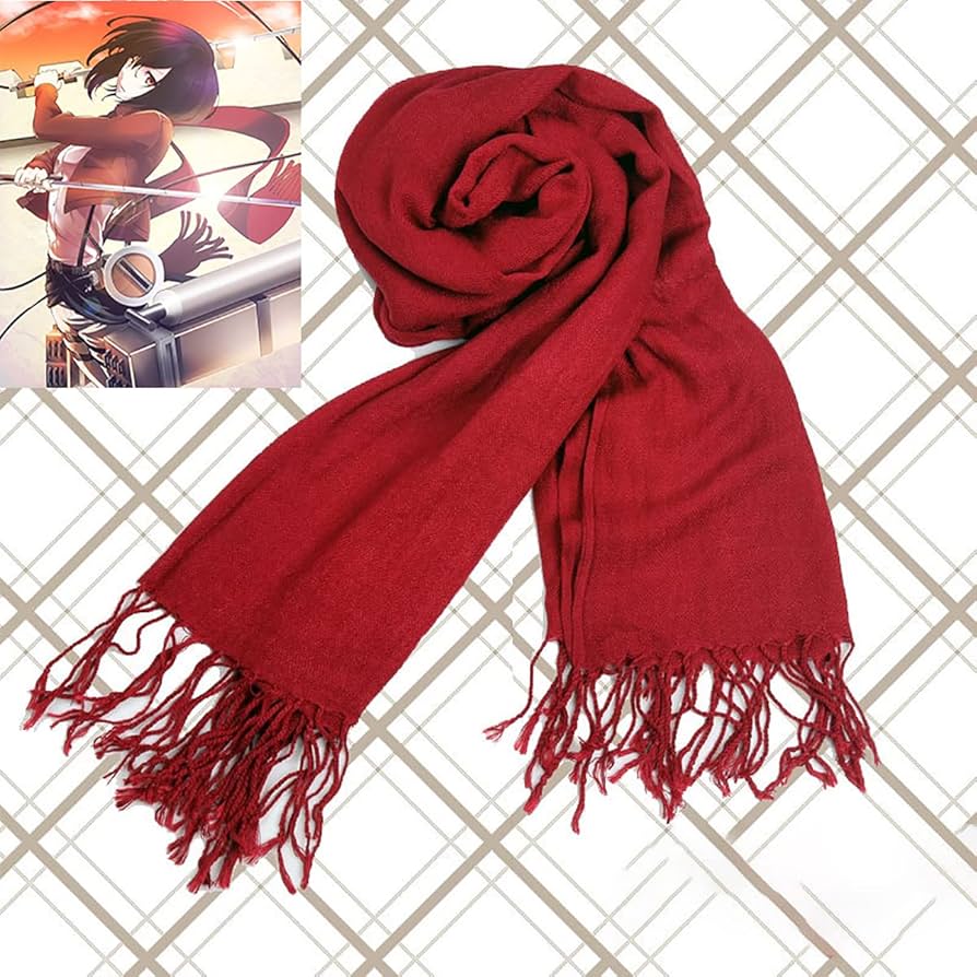 Amazon.co.jp: 進撃の巨人 マフラー スカーフ ミカサ・アッカーマン