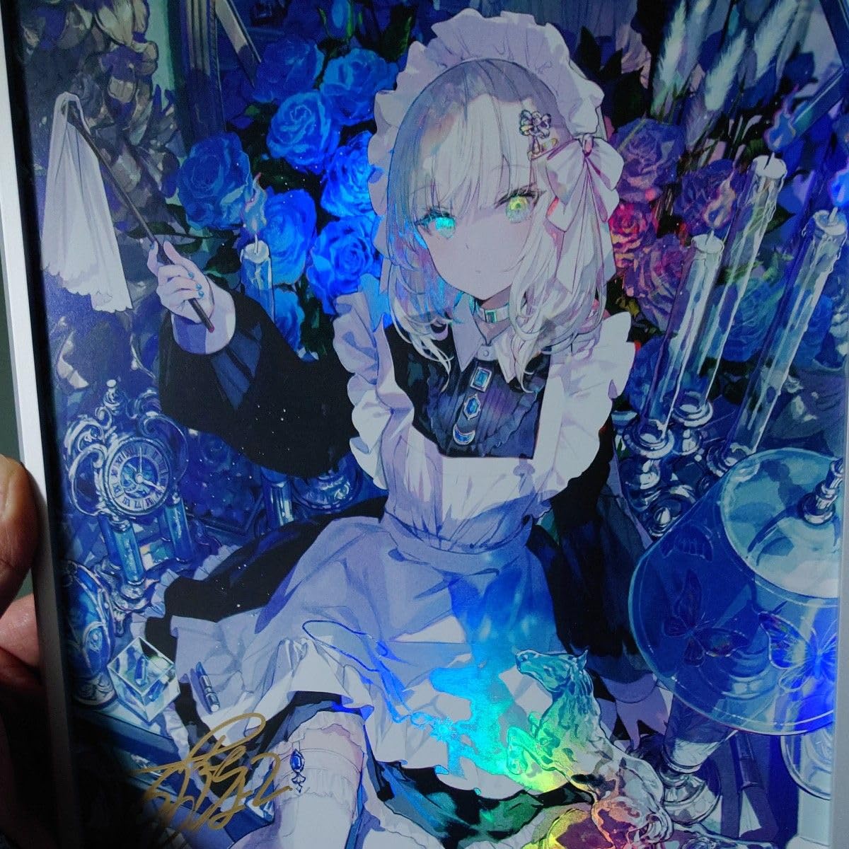 藤ちょこ 直筆サイン入り A4複製原画 アリスと記憶の御屋敷で 藤