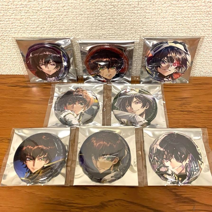 コードギアス反逆のルルーシュ 枢木スザク ツリービレッジ 缶バッジ 8