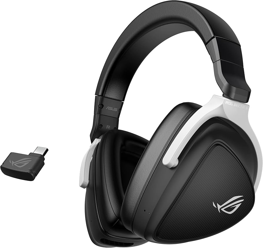 Amazon.co.jp: ASUS ゲーミングヘッドセット ROG Delta S Wireless (AI
