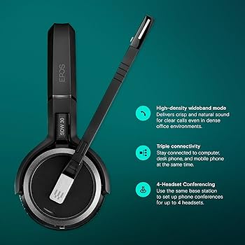 Amazon.com: Sennheiser SDW 30 HS (507059) Single-sided Headset for