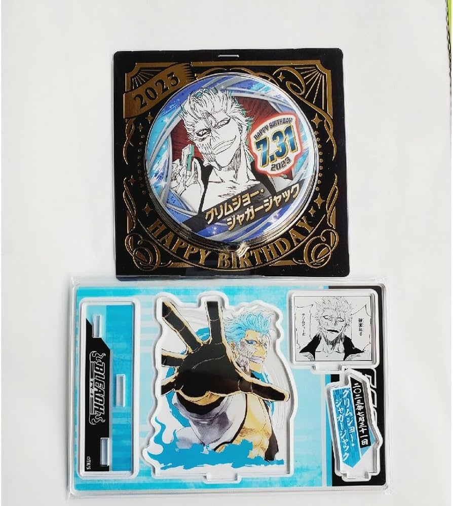 bleach グリムジョー スクエア缶バッジ BLEACH グリムジョー 缶バッジ