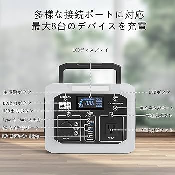 Amazon.co.jp: Prostormer ポータブル電源 バックアップ電源 240W 大