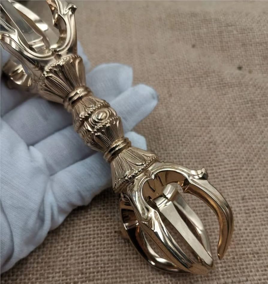 チベット 密教 法具 鉄製 五鈷杵 密教法具】プルパ チベット 五鈷杵