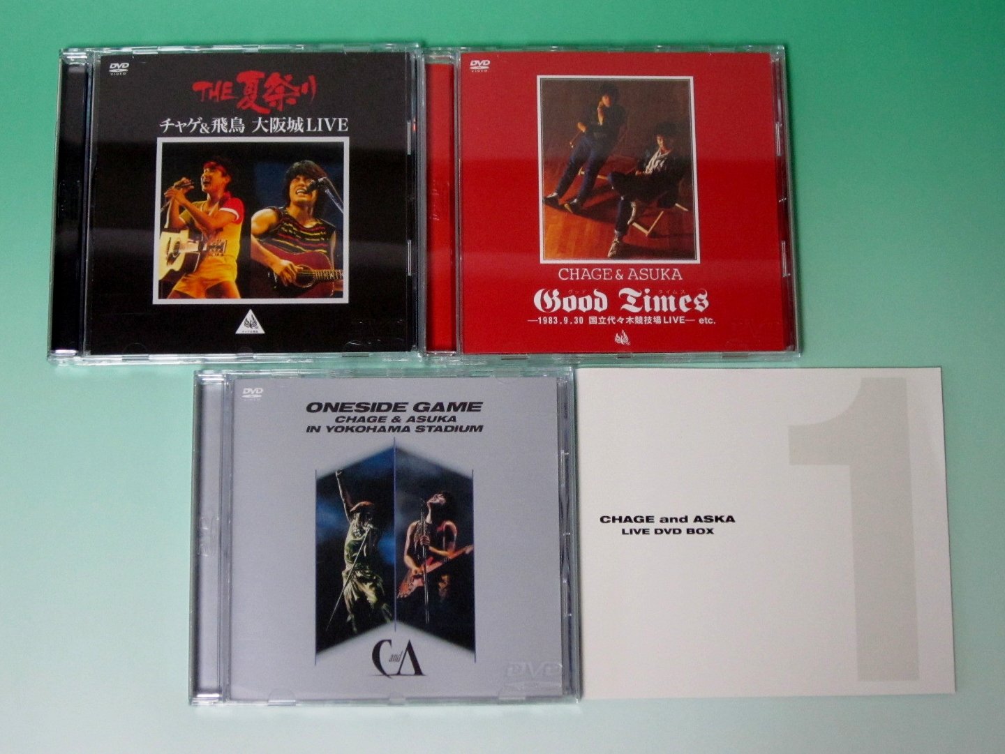 ☆CHAGE and ASKA LIVE DVD BOX 3 中古DVD/1円☆