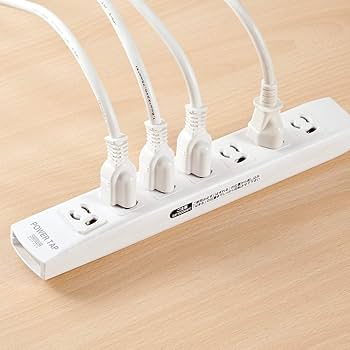 Amazon.co.jp: サンワダイレクト 電源タップ 7個口 5m 3P 3極プラグ 雷