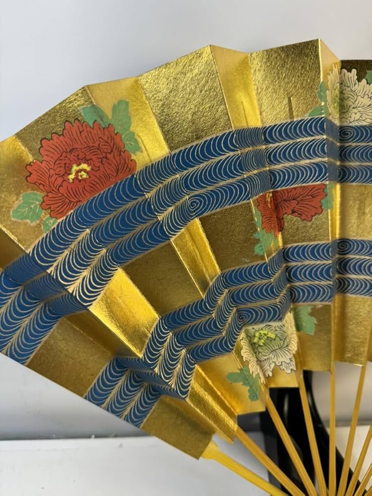 Amazon.co.jp: ⑨ 京都 十松屋 日本舞踊 牡丹 舞扇 能扇 能楽 飾扇