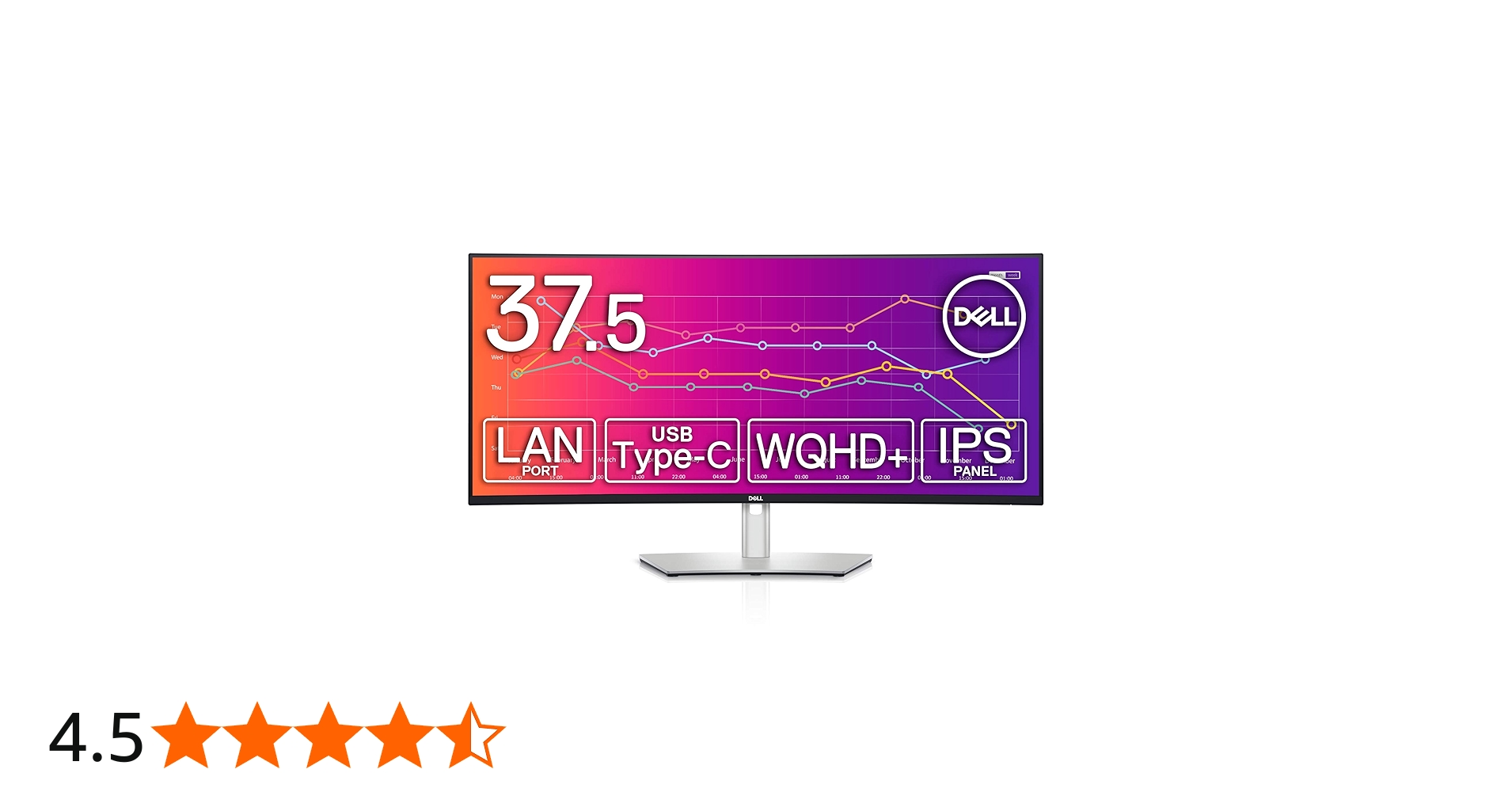 Amazon.co.jp: Dell U3821DW 37.52インチ 曲面 モニター (3年間無輝点