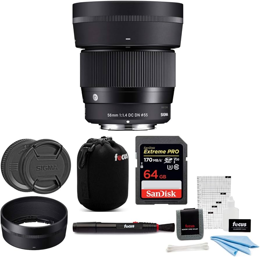 Amazon.com : Sigma 56mm f/1.4 DC DN Contemporary Lens for Sony E