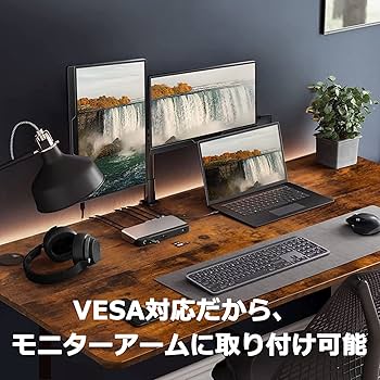 Amazon.co.jp: Acouto P17 Pro, 2K モバイルモニター 17.3インチ 超薄