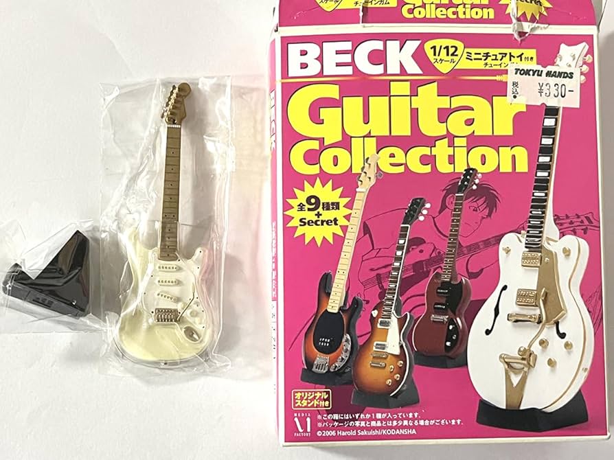 BECKギターコレクション ミニチュアギター BECKギターコレクション