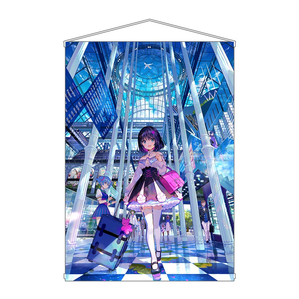 藤ちょこ 絵師100人展 シルキースエードB1タペストリー 『狐の嫁入り