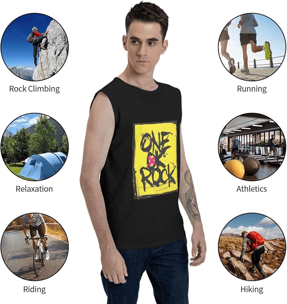 Amazon | [Qbodp] タンクトップ メンズ ワンオクロック ONE OK ROCK T