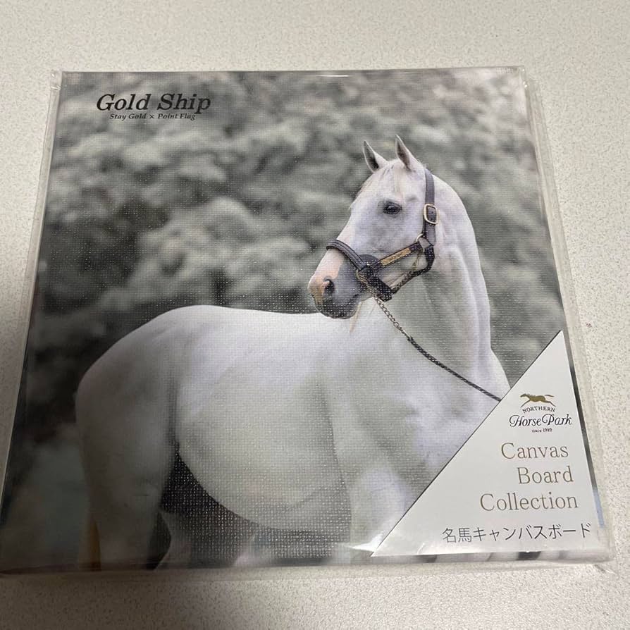 Amazon.co.jp: キャンバスボード ゴールドシップ winter 縦約18cm×横約