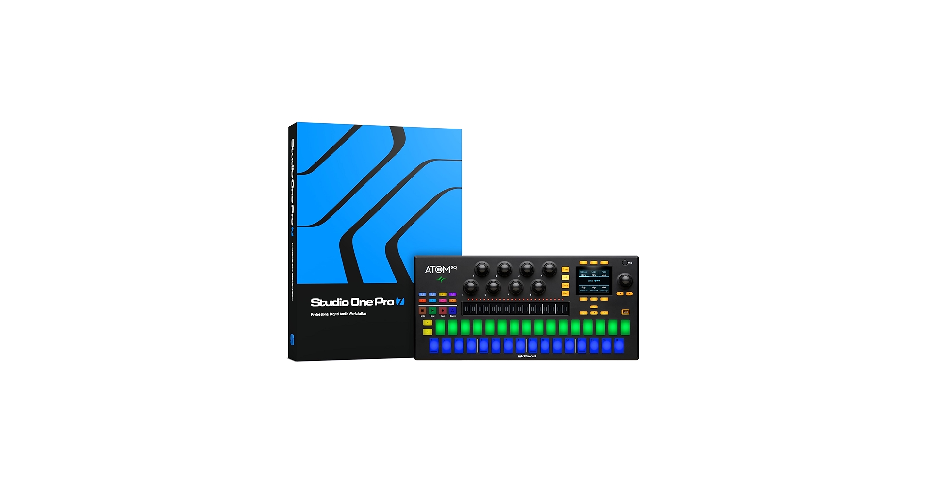 Amazon.com: PreSonus ATOM SQ Controller with Studio One Pro