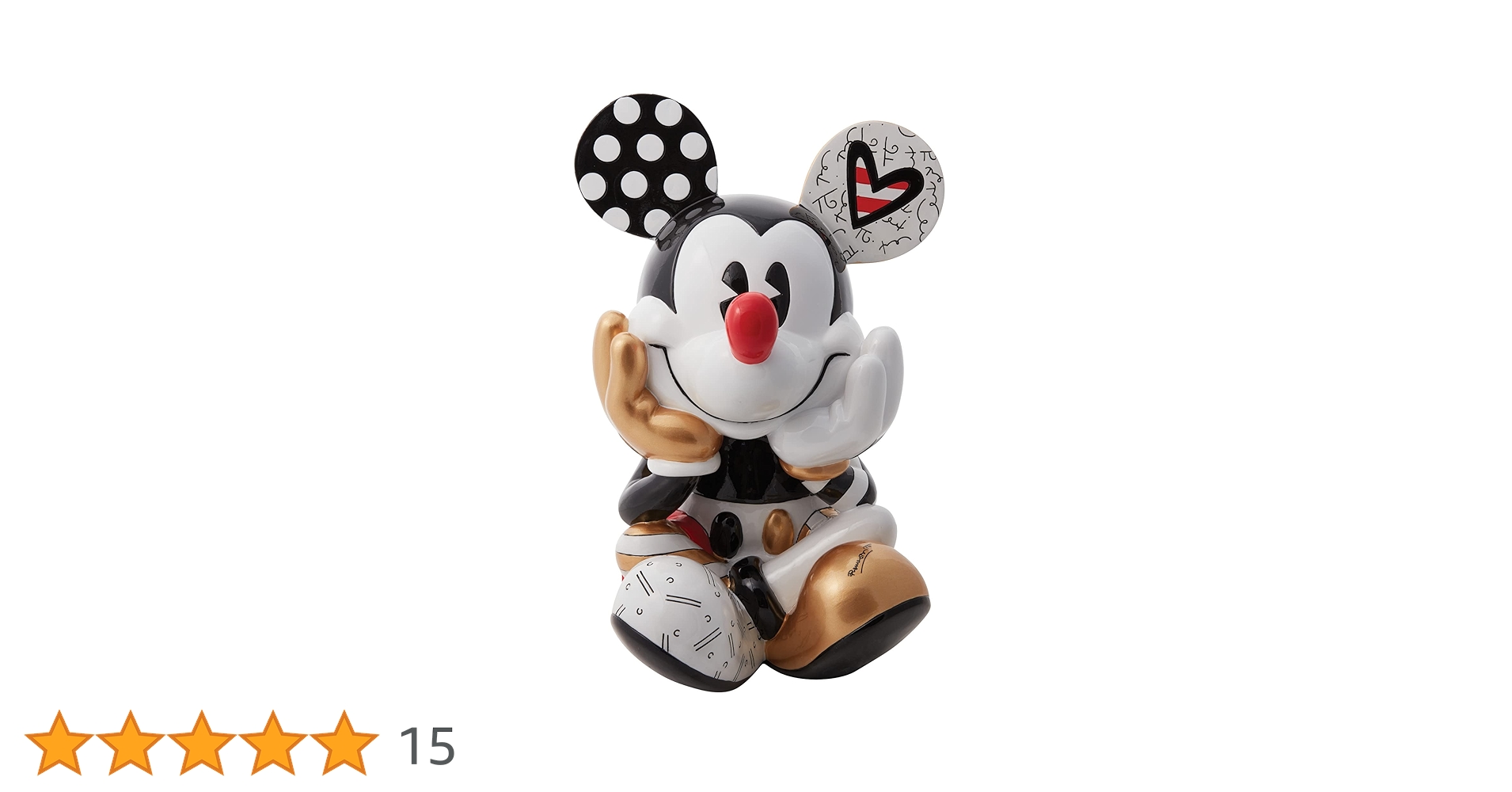 Disney by Britto】ミッキー シッティング ポーズ Disney by Britto