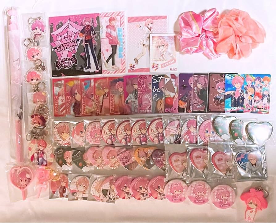 さとみくん缶バッチ同柄まとめ売り すとぷり 缶バッジ さとみくん