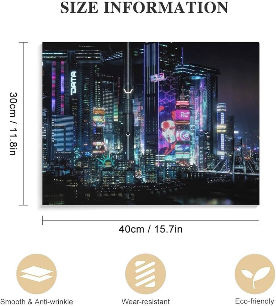 Amazon.co.jp: サイバーパンク2077 アートパネル 絵画 油絵 インテリア