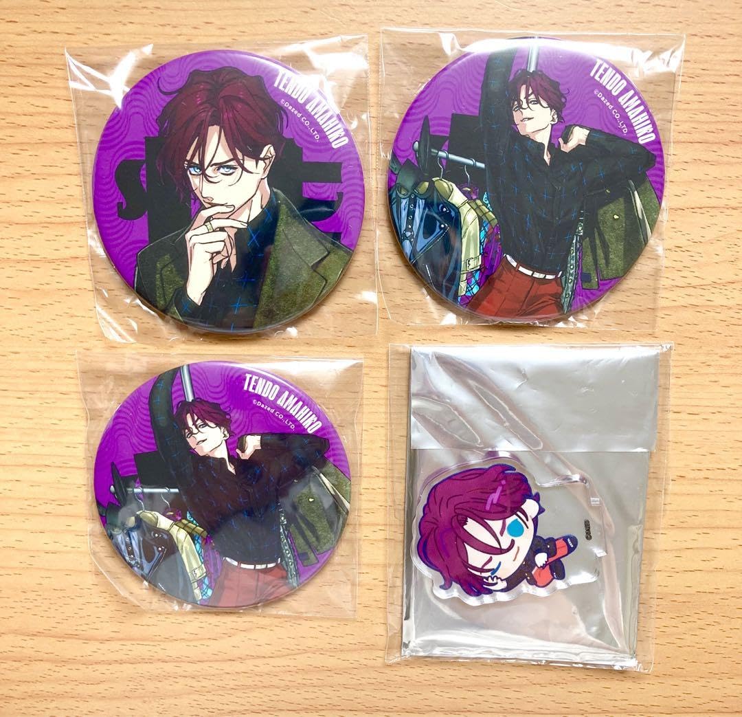 カリスマ 1stブレイク 缶バッジ 天彦 ① バッジ・ピンズ 天堂天彦(顔