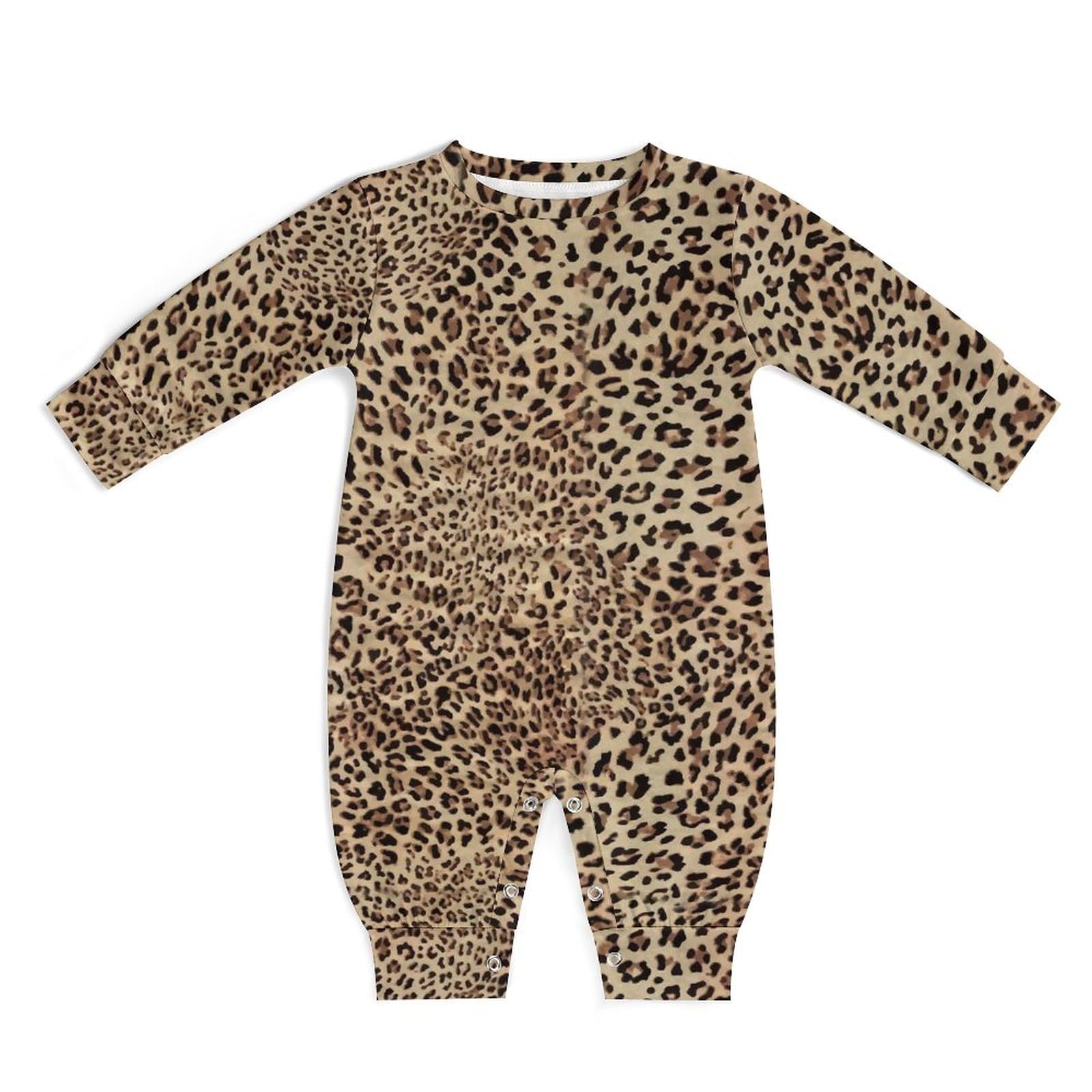 ロンパース冬服サイズ90ヒョウ柄