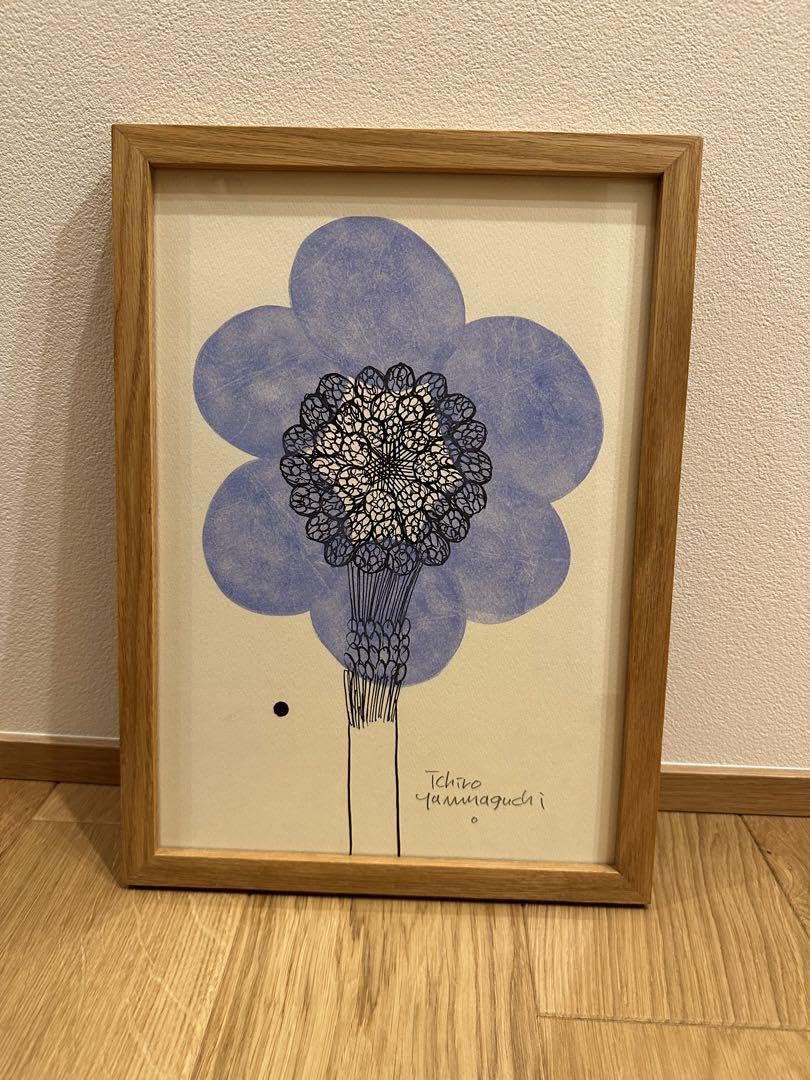 山口一郎 暖色系 原画 2025年 IDEE hanataba 山口一郎 暖色系 原画