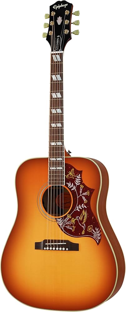 Amazon.com: Epiphone Inspired By Gibson Hummingbird Acoustic